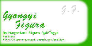 gyongyi figura business card